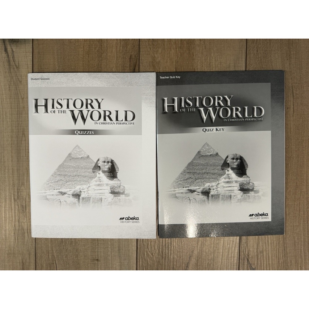 Abeka History of the World In Christians Perspective 7th Grade QUIZ sheets & key